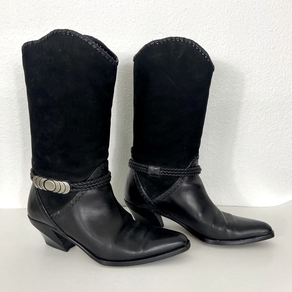 💔SOLD💔RARE Vintage Via Spiga Heeled Cowboy Boots, Size 7